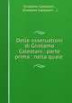 Delle osseruationi di Girolamo Calestani.: parte prima : nella quale ., Girolamo Calestani , Girolamo Calestani , ( 
