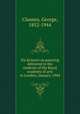Six lectures on painting delivered to the students of the Royal academy of arts in London, January, 1904, Clausen, George, 1852-1944 
