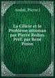 La Cilicie et le Problme ottoman par Pierre Redan. Prf. par Ren Pinon, 