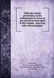 Table des statuts provinciaux et des ordonnances en force ou qui ont t en force dans le Bas Canada : dans leur ordre chronologique ., Wicksteed, G. W. (Gustavus William), 1799-1898,Quebec (Province). Laws, etc. Indexes 