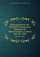 Sitzungsberichte der Kniglich Preussischen Akademie der Wissenschaften zu Berlin. Juli-Dec 1896, Deutsche Akademie der Wissenschaften zu Berlin 
