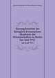 Sitzungsberichte der Kniglich Preussischen Akademie der Wissenschaften zu Berlin. Jan-Juni 1911, Deutsche Akademie der Wissenschaften zu Berlin 