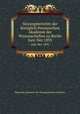 Sitzungsberichte der Kniglich Preussischen Akademie der Wissenschaften zu Berlin. Juni-Dec 1893, Deutsche Akademie der Wissenschaften zu Berlin 