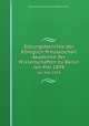 Sitzungsberichte der Kniglich Preussischen Akademie der Wissenschaften zu Berlin. Jan-Mai 1894, Deutsche Akademie der Wissenschaften zu Berlin 