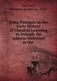 Some Passages in the Early History of Classical Learning in Ireland: An Address Delivered at the ., Madden, Dodgson Hamilton, 1840- 