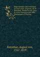 Hugo Grotius; fait historique en trois actes, en prose, de M. Kotzbue. Traduit et arr. pour la scne Franaise par MM. Dumaniant et Thuring, Kotzebue, August von, 1761-1819 