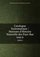 Catalogue Systematique / Museum d`Histoire Naturelle des Pays-Bas. tom 6, Rijksmuseum van Natuurlijke Historie te Leiden 