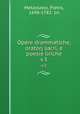 Opere drammatiche, oratorj sacri, e poesie liriche. v.3, Metastasio, Pietro, 1698-1782. 1n 