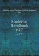 Students` Handbook. v.17, Indiana State Teachers College (Indiana, Pa.) 