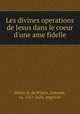 Les divines operations de Jesus dans le coeur d`une ame fidelle, Mello, G. de,Wierix, Antonie, ca. 1552-1624, engraver 