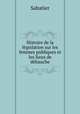 Histoire de la lgislation sur les femmes publiques et les lieux de dbauche, Sabatier 