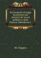 Sul progetto di legge presentato dai ministri de` lavori pubblici e delle finanze (Menabrea e ., M. Ungaro 