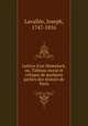 Lettres d`un Mameluck, ou, Tableau moral et critique de quelques parties des moeurs de Paris, 