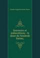 Souvenirs et indiscrtions - le diner du Vendredi Sainte;, Sainte-Beuve Charles Augustin 