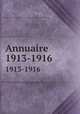 Annuaire. 1913-1916, 