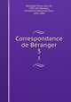 Correspondance de Branger. 3, 