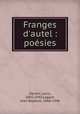 Franges d`autel : posies, 