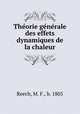 Theorie generale des effets dynamiques de la chaleur, Reech, M. F., b. 1805 