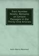 Tract Number Ninety: Remarks on Certain Passages in the Thirty-nine Articles, Newman, John Henry, 1801-1890 