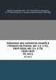 Collection des mmoires relatifs l`histoire de France. sr. 1 t. 1-52, 1819-1826; sr. 2 t. 1-78, 1820-1829. 43, ser.1, 