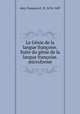 Le Gnie de la langue franoise. Suite du gnie de la langue franoise. microforme, 