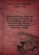 Dictionnaire des richesses de la langue franoise, et du nologisme qui s`y est introduit microforme : contenant les termes nouveaux & reus., Alletz, Pons Augustin, 1705?-1785 