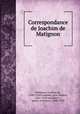 Correspondance de Joachim de Matignon, 