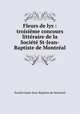 Fleurs de lys : troisime concours littraire de la Socit St-Jean-Baptiste de Montral, 