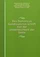 Des Dominicus Gundissalinus schrift Von der unsterblichkeit der Seele, 