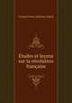 tudes et leons sur la rvolution franaise, 