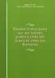 Etudes historiques sur les traites publics chez les Grecs et chez les Romains, 