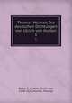 Thomas Murner; Die deutschen Dichtungen von Ulrich von Hutten. 1, Balke, G.,Hutten, Ulrich von, 1488-1523,Murner, Thomas 