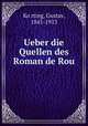 Ueber die Quellen des Roman de Rou, 