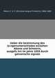 Ueber die bestimmung des langenunterschiedes zwischen Altona und Schwerin, ausgefuhrt im jahre 1858 durch galvanische signale, Peters, C. A. F. (Christian August Friedrich), 1806-1880 