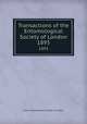 Transactions of the Entomological Society of London. 1893, Royal Entomological Society of London 