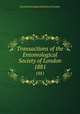 Transactions of the Entomological Society of London. 1881, Royal Entomological Society of London 