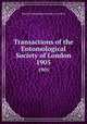 Transactions of the Entomological Society of London. 1905, Royal Entomological Society of London 