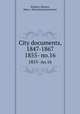 City documents, 1847-1867. 1855- no.16, Roxbury (Boston, Mass.). Municipal government 