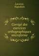 Corrig des exercices orthographiques microforme, 