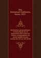 Recherches gographiques et historiques sur la domination des Latins en Orient, accompagnes de textes indits ou peu connus du 12e au 14e sicle, Rey, Emmanuel Guillaume, baron, 1837- 