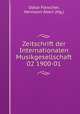 Zeitschrift der Internationalen Musikgesellschaft 02 1900-01, Oskar Fleischer, Hermann Abert (Hg.) 