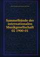 Sammelbnde der internationalen Musikgesellschaft 02 1900-01, Oskar Fleischer und Johannes Wolf (Hg.) 
