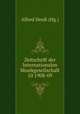 Zeitschrift der Internationalen Musikgesellschaft 10 1908-09, 