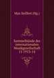 Sammelbnde der internationalen Musikgesellschaft 15 1913-14, Max Seiffert (Hg.) 