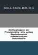 Die Morphogenie der Primatenzhne : eine weitere Begrndung und Ausarbeitung der Dimertheorie, Bolk, L. (Louis), 1866-1930 