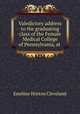 Valedictory address to the graduating class of the Female Medical College of Pennsylvania, at ., Emeline Horton Cleveland 