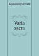 Varia sacra, G[iovanni] Mercati 