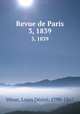 Revue de Paris. 3, 1839, 