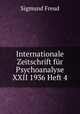 Internationale Zeitschrift fr Psychoanalyse XXII 1936 Heft 4, Sigmund Freud 