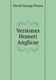 Versiones Homeri Anglicae, David George Penon 